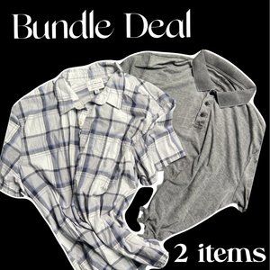 Lucky Brand Men's Collard Shirts 2-pack